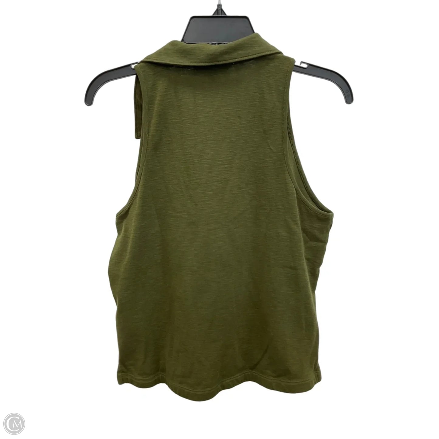 Top Sleeveless By Banana Republic In Green, Size: S