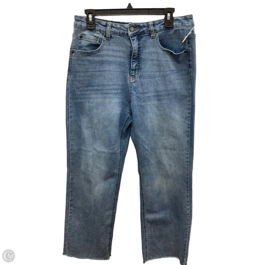 Jeans Straight By Oat In Blue Denim, Size: 10