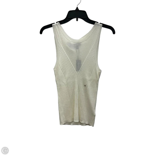 Top Sleeveless By Express In Cream, Size: Xs