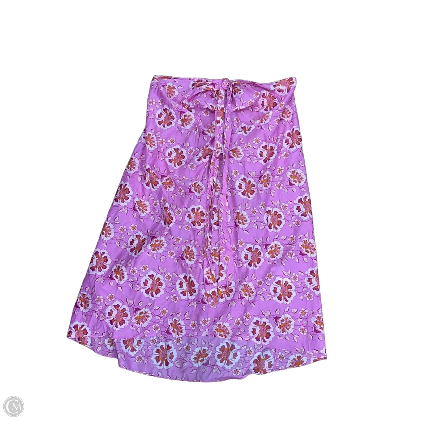 Swimwear Cover-up By J. Crew In Orange & Pink, Size: L