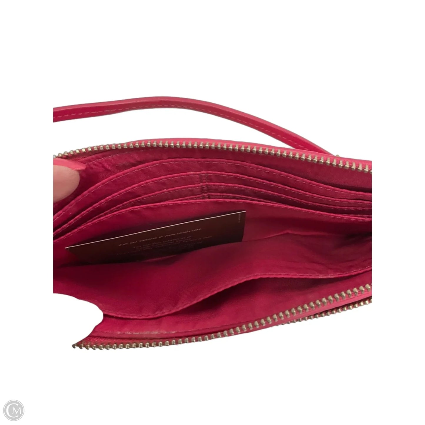 Wristlet Designer By Coach, Size: Medium