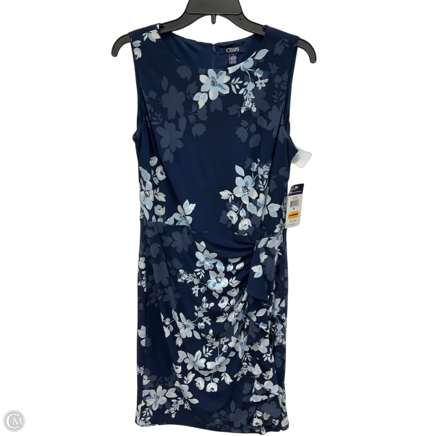 Dress Work By Chaps In Blue, Size: M