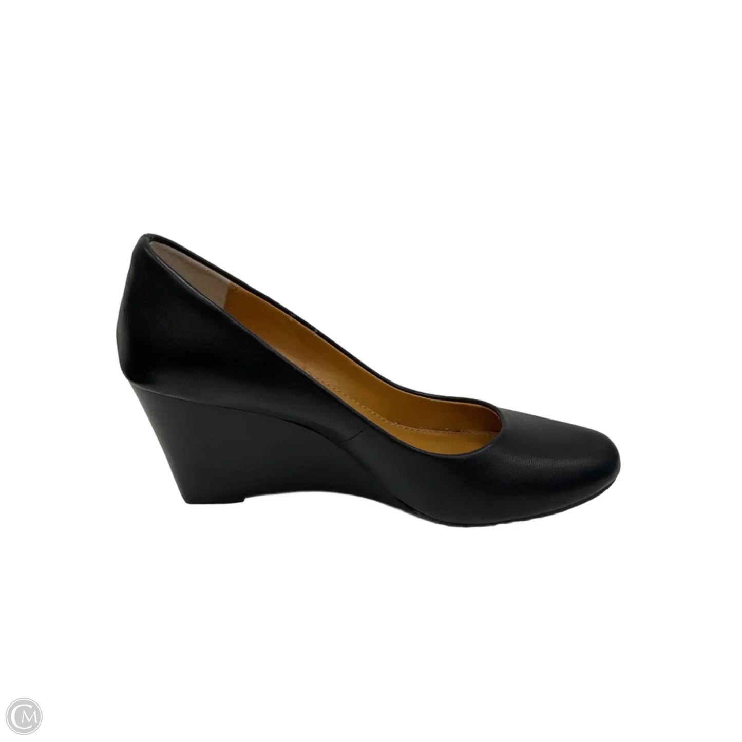 Shoes Heels Wedge By Nine West In Black, Size: 6.5