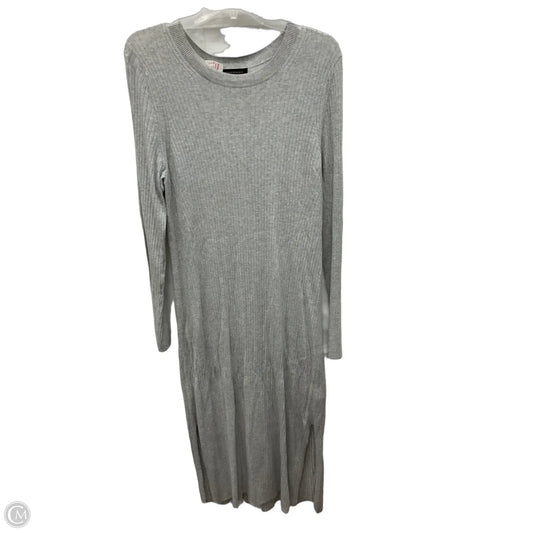 Dress Casual Maxi By Banana Republic In Grey, Size: L
