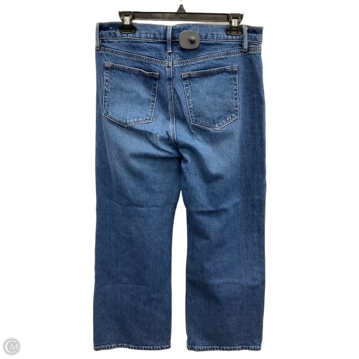 Jeans Wide Leg By Loft In Blue Denim, Size: 10