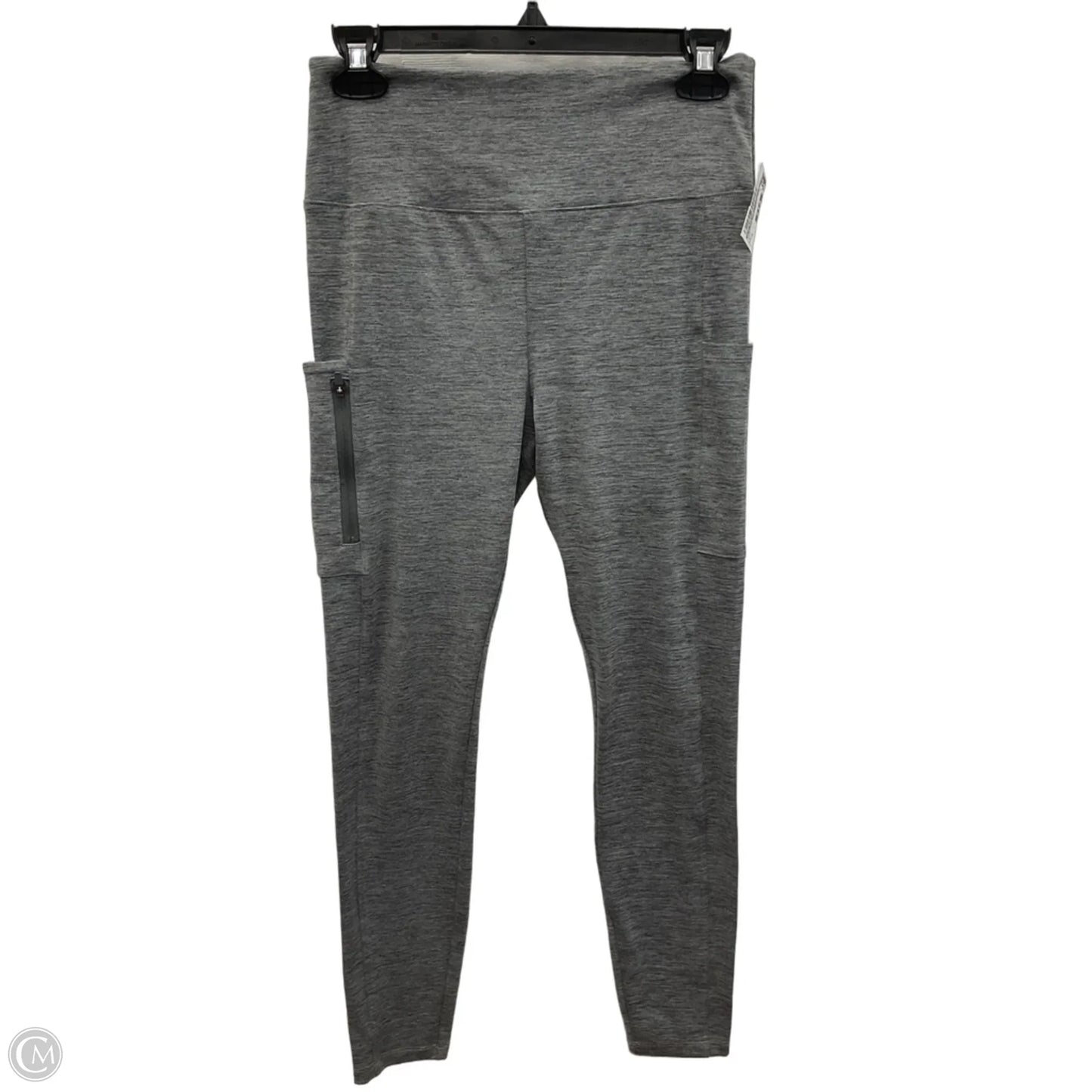 Athletic Leggings By Lou And Grey In Grey, Size: M