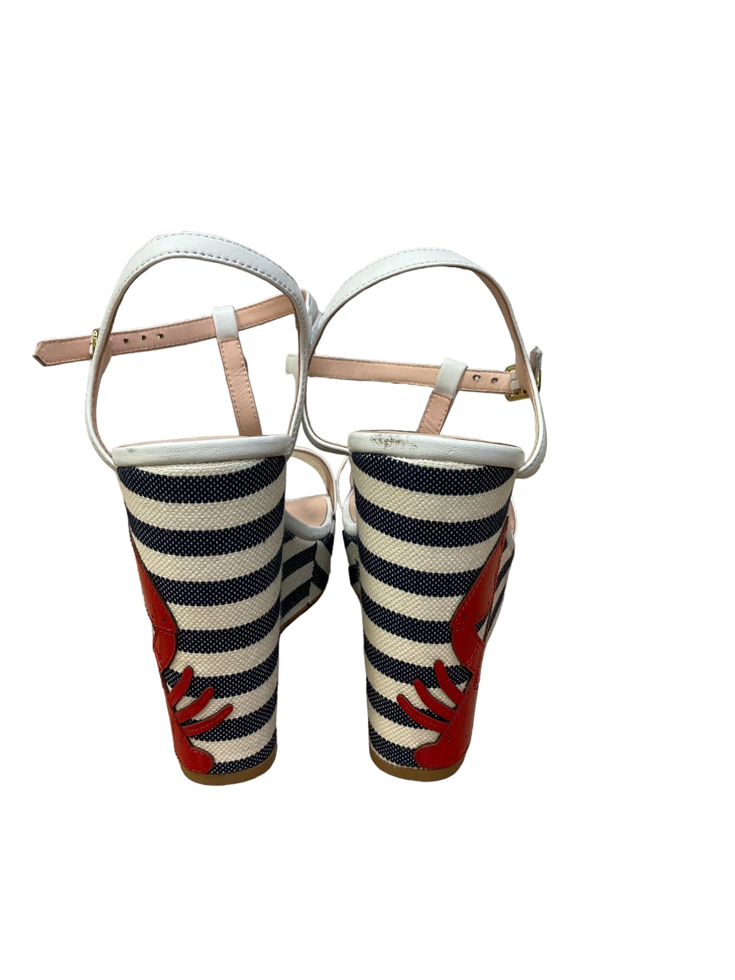 Striped Pattern Shoes Designer Kate Spade, Size 9.5