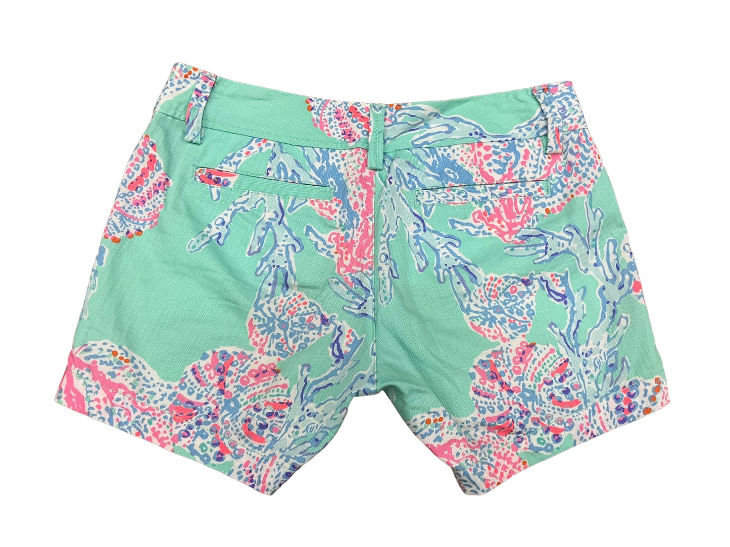 Aqua Shorts Lilly Pulitzer, Size 0