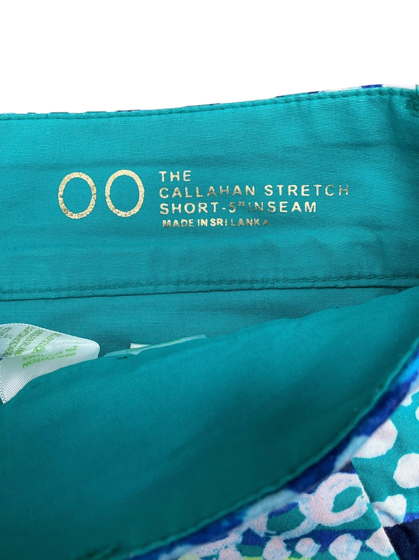Teal Shorts Lilly Pulitzer, Size 00