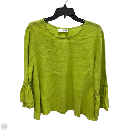 Top Long Sleeve By Bryn Walker In Green, Size: 0