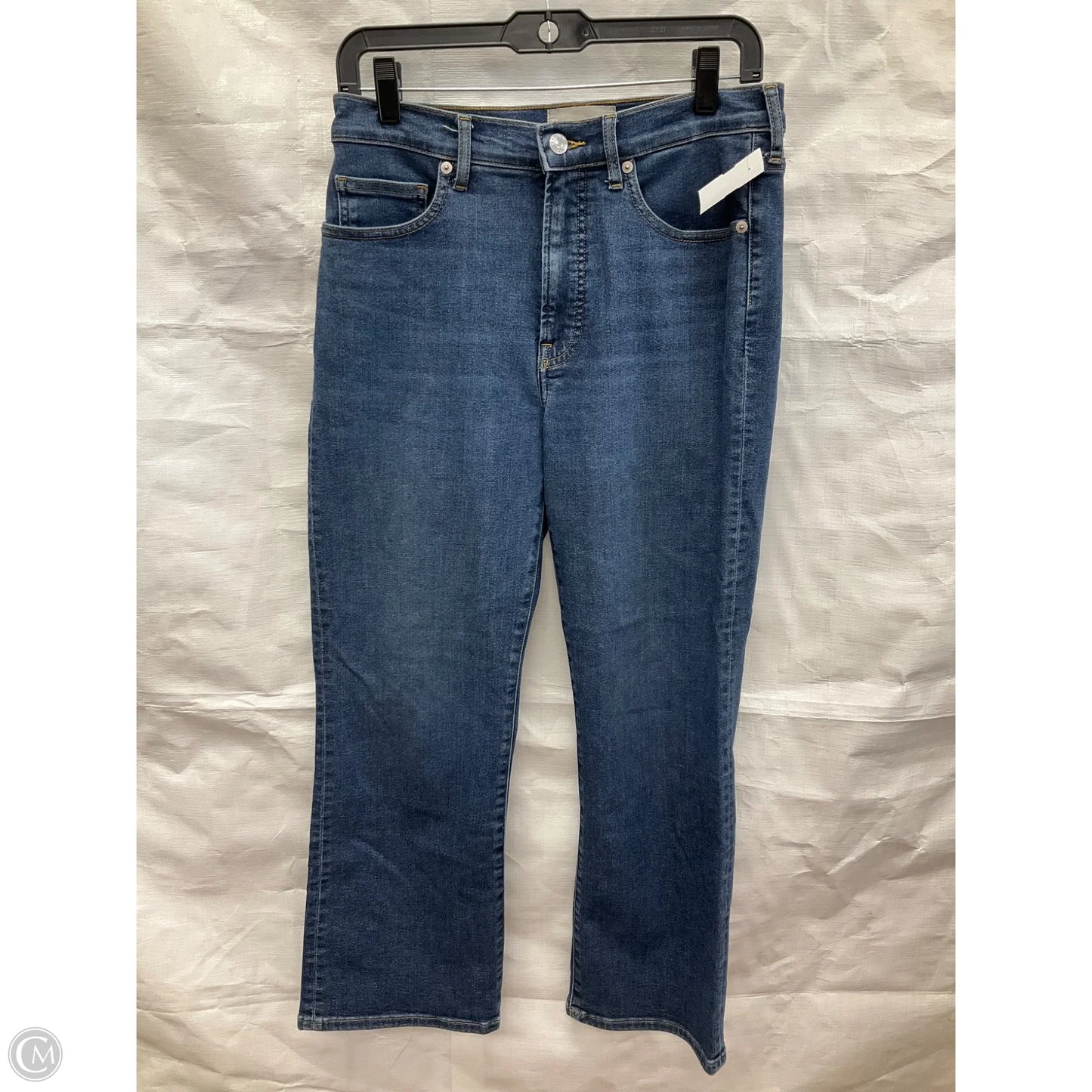 Jeans Cropped By Everlane In Blue Denim, Size: 8