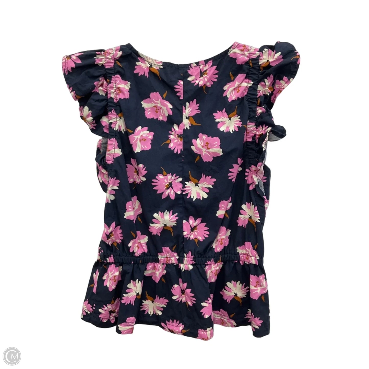 Top Sleeveless By Free Assembly In Navy, Size: S