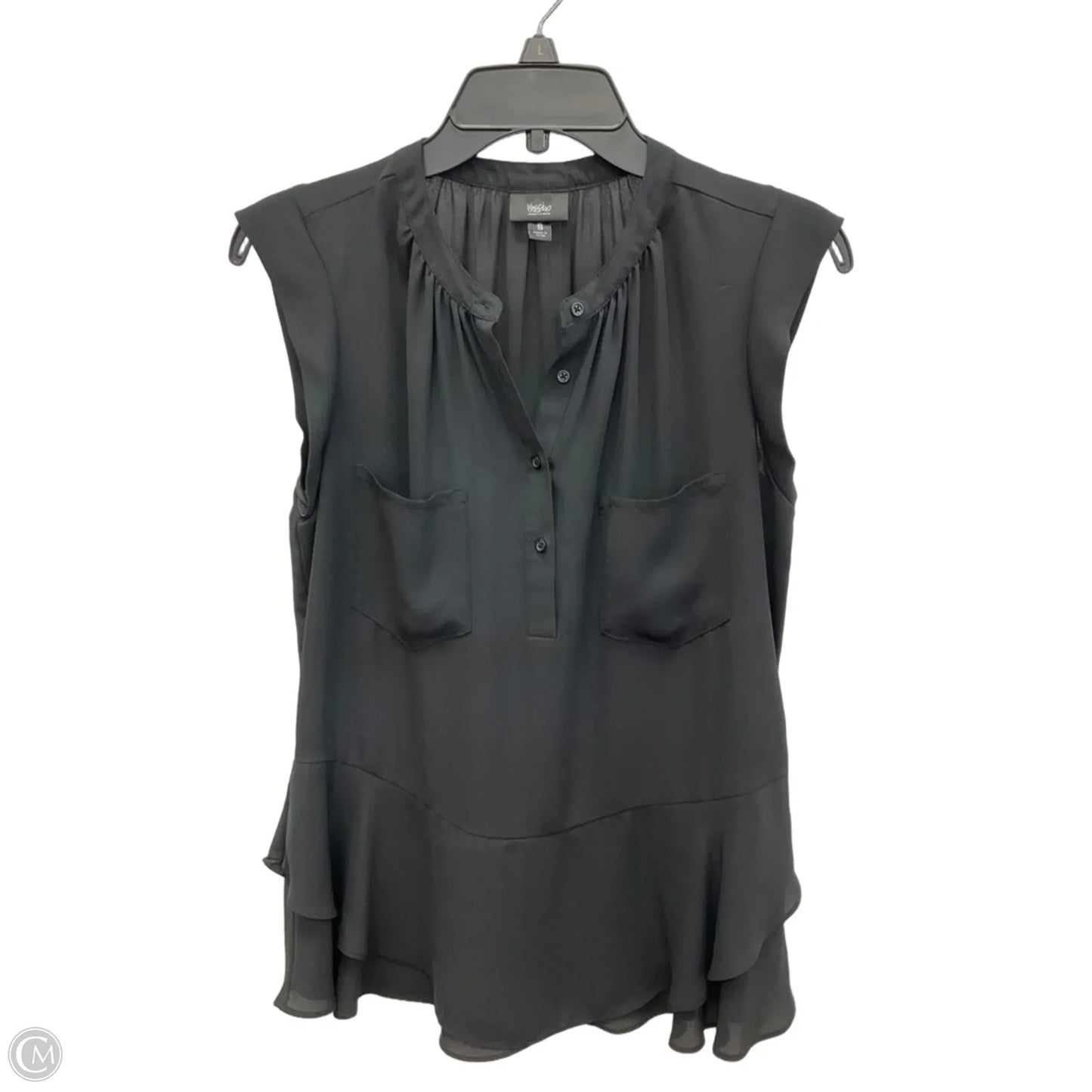 Top Short Sleeve By Mossimo In Black, Size: S