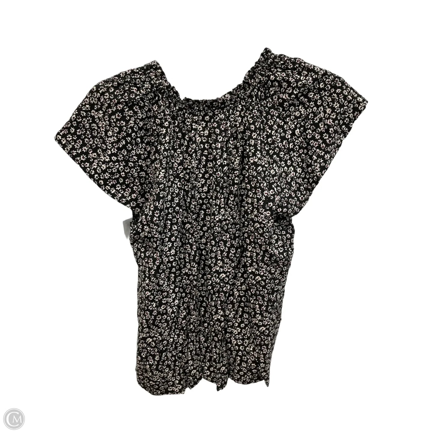 Top Short Sleeve By Gap In Floral Print, Size: M