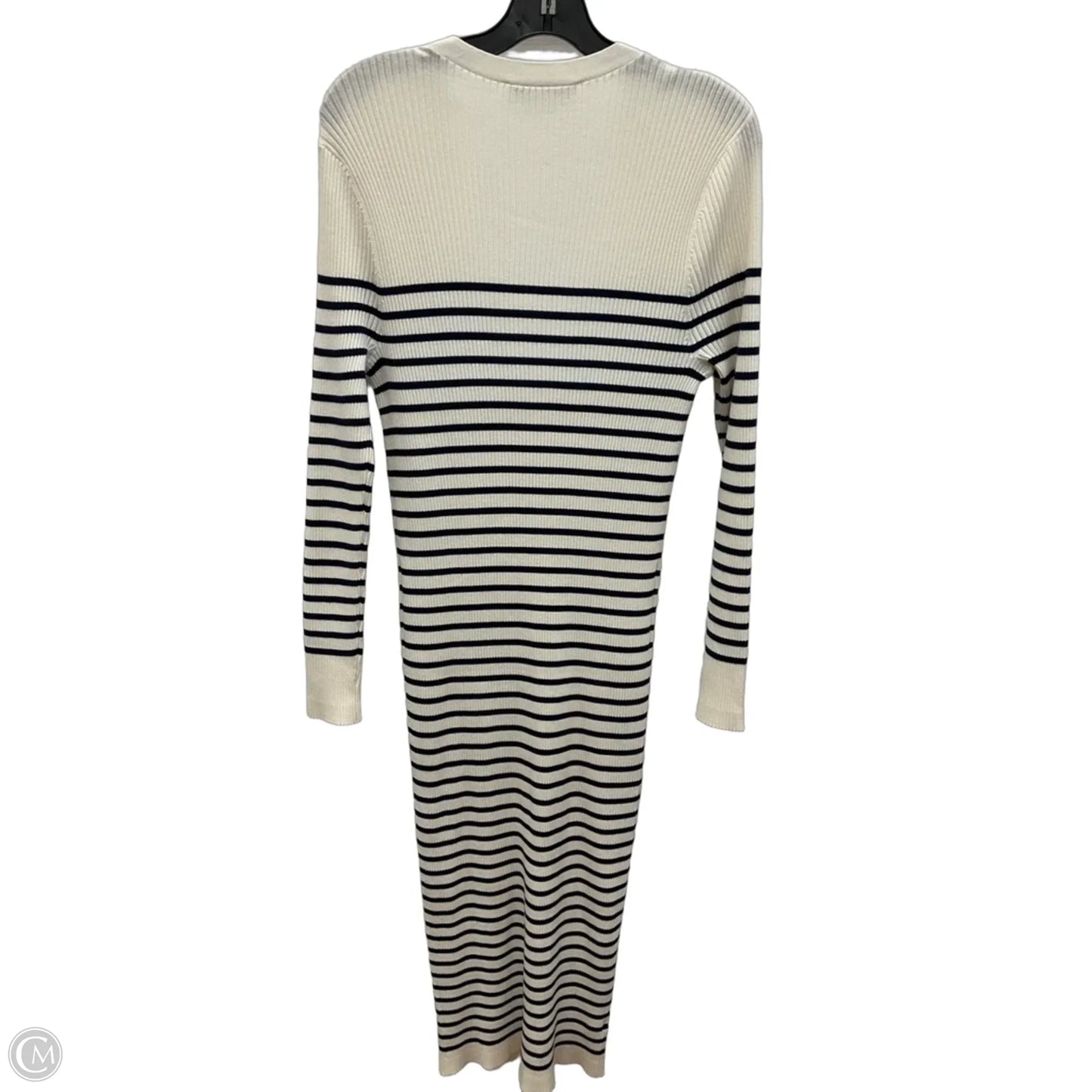 Dress Casual Maxi By Loft In Striped Pattern, Size: Xl