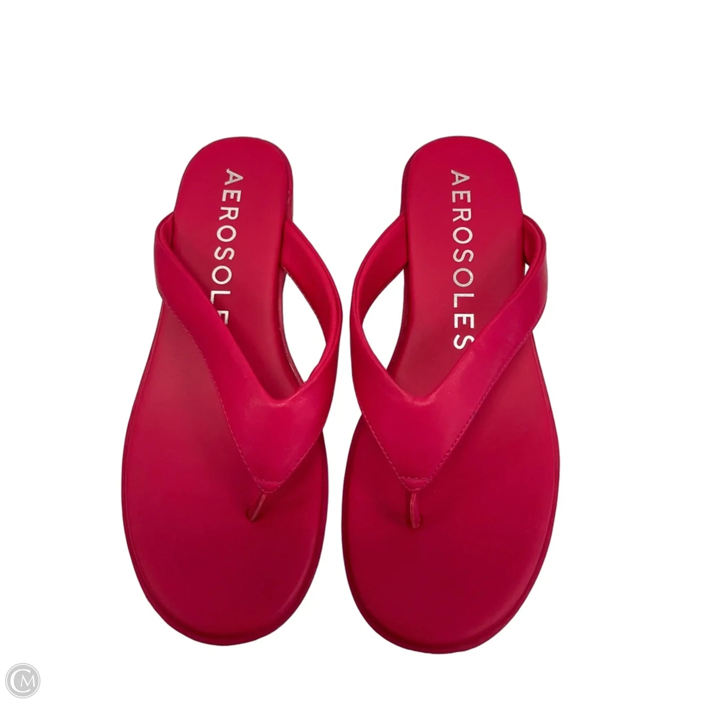 Sandals Heels Wedge By Aerosoles In Pink, Size: 9