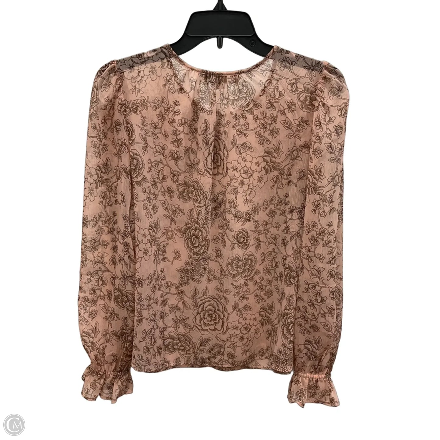 Top Long Sleeve By Loft In Pink, Size: S