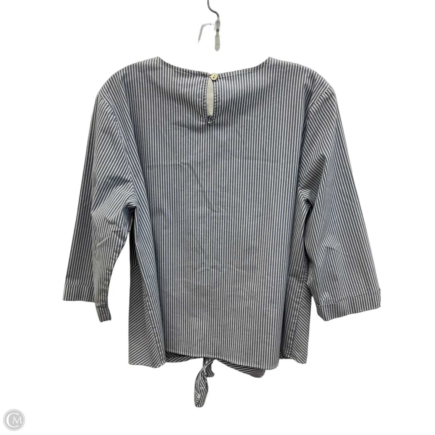 Top 3/4 Sleeve By J. Jill In Striped Pattern, Size: Lp