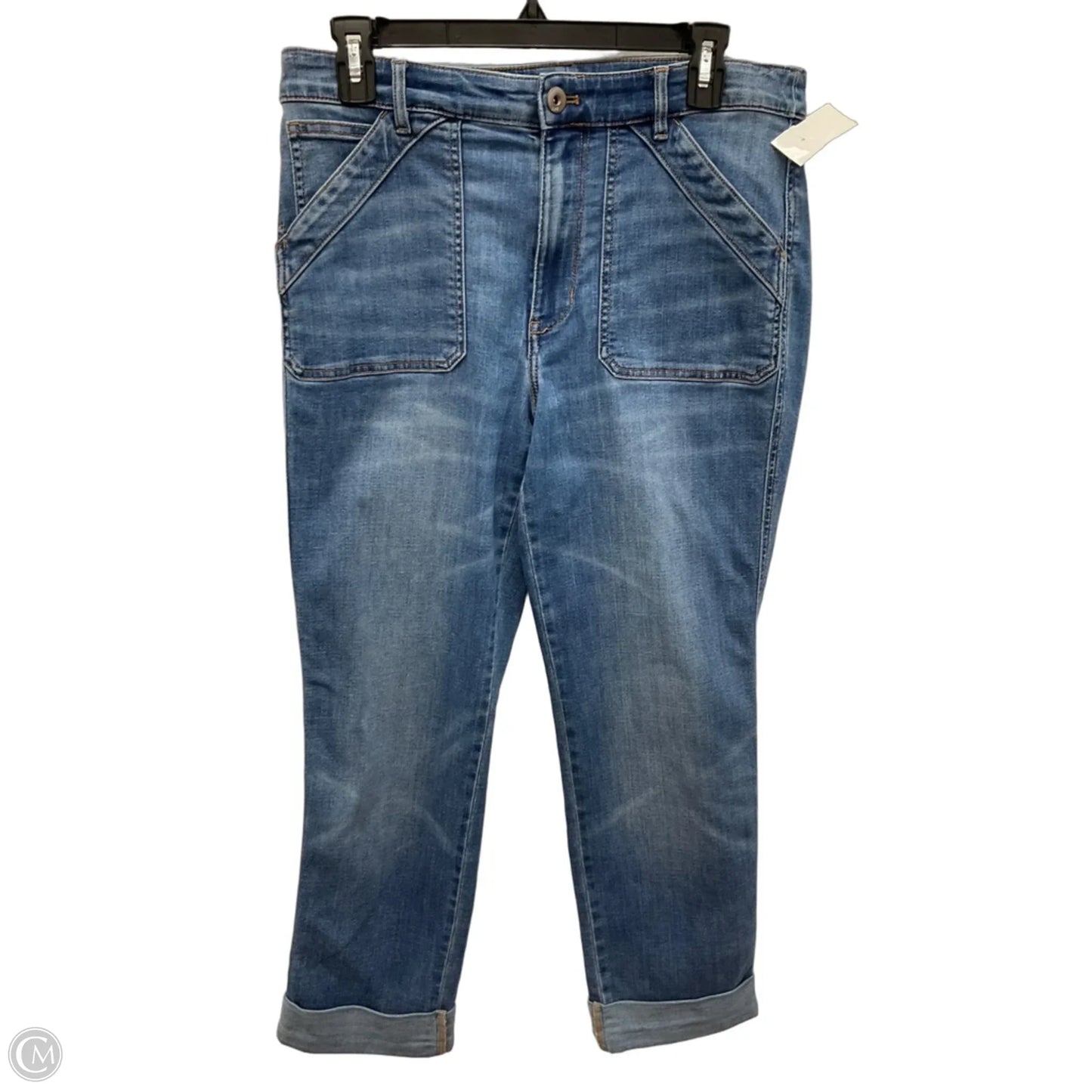 Jeans Straight By J. Jill In Blue Denim, Size: 10