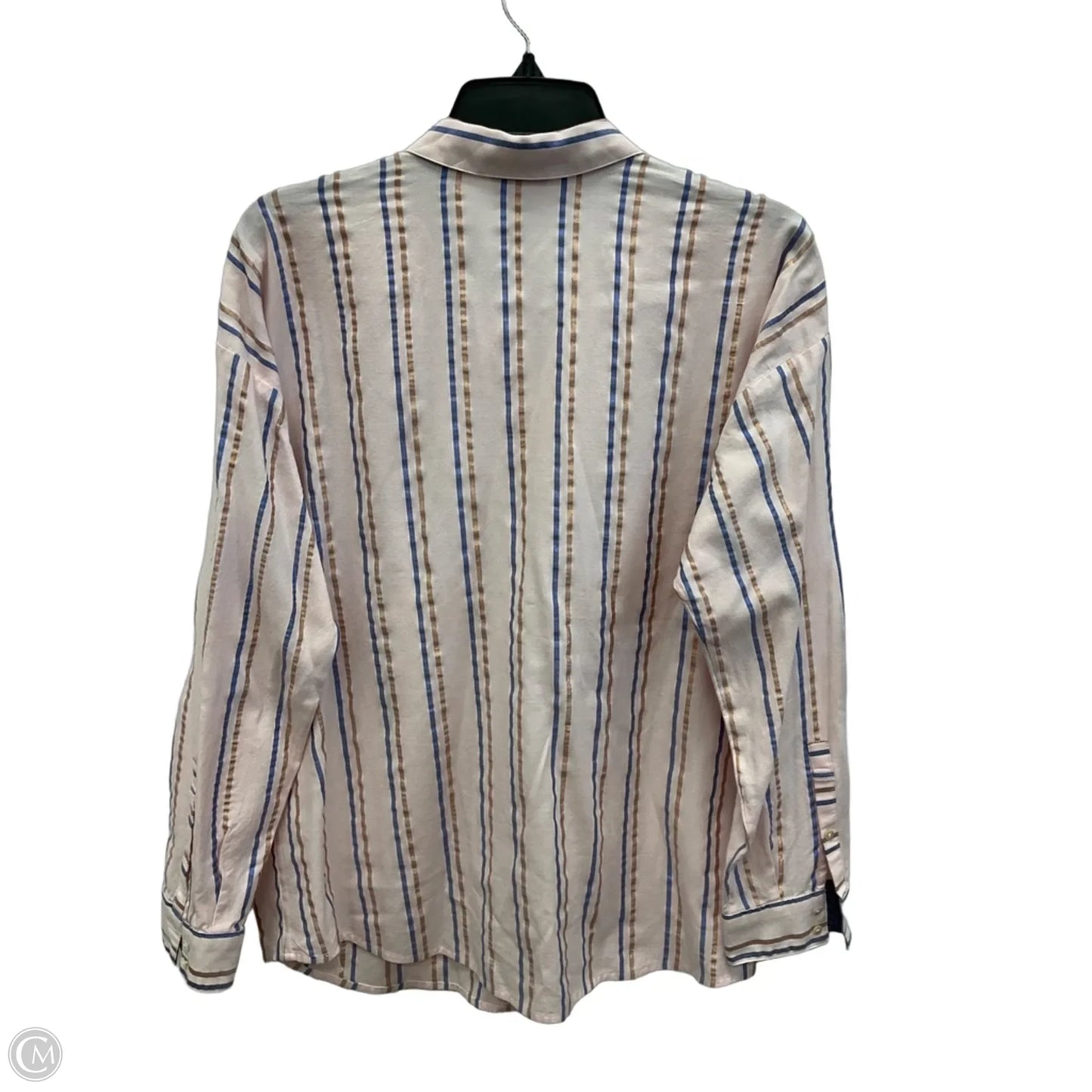 Blouse Long Sleeve By J. Jill In Pink, Size: M