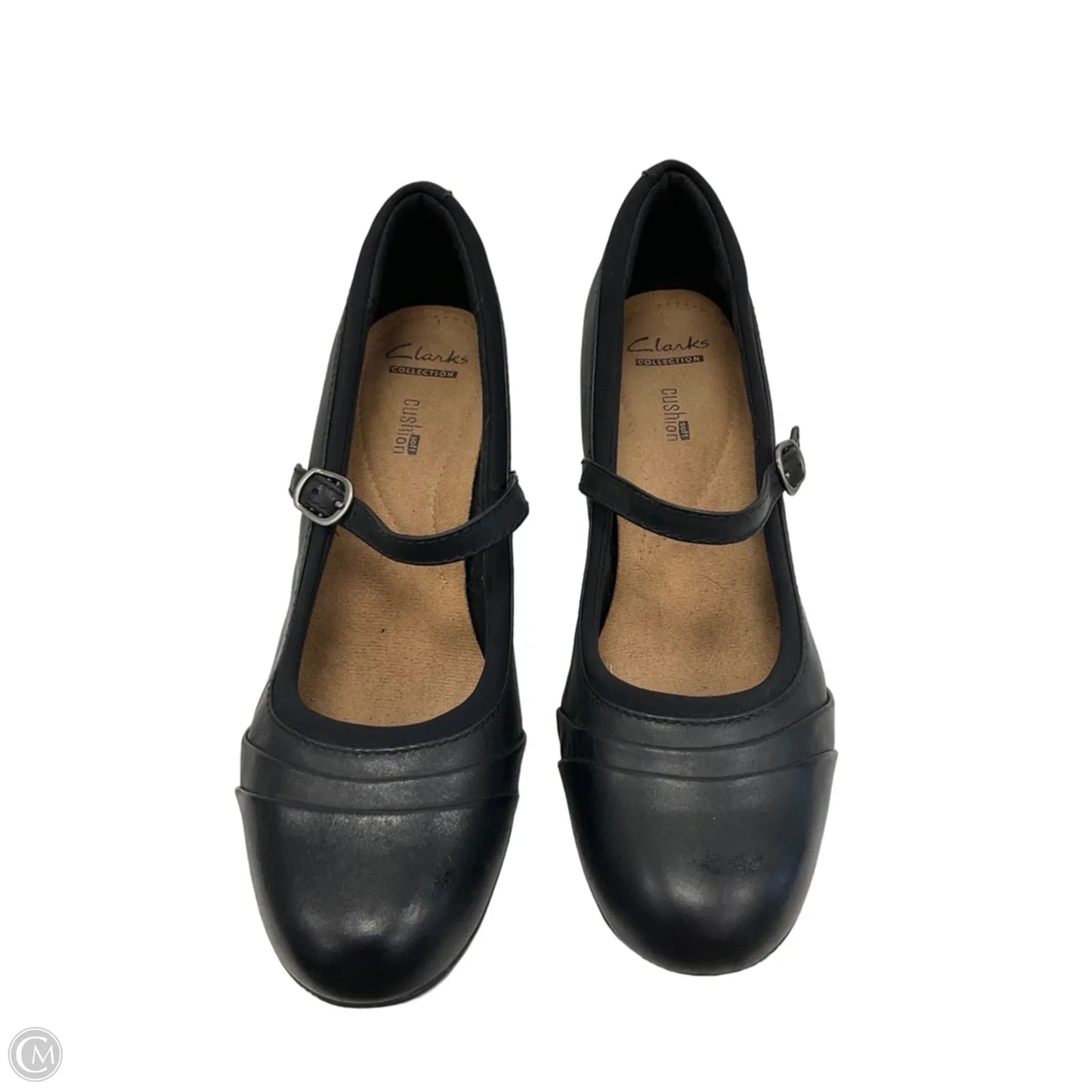 Shoes Heels Block By Clarks In Black, Size: 9