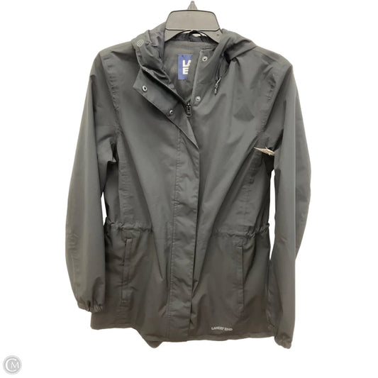 Jacket Windbreaker By Lands End In Black, Size: Xs