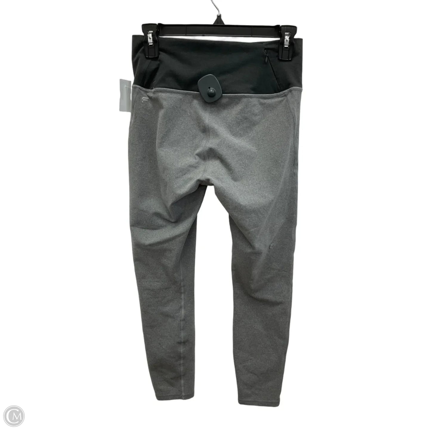 Athletic Leggings By Fabletics In Grey, Size: M