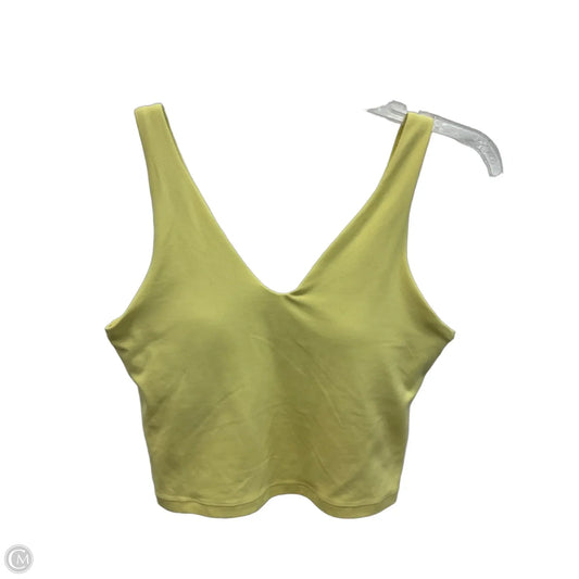 Athletic Tank Top By Athleta In Yellow, Size: S