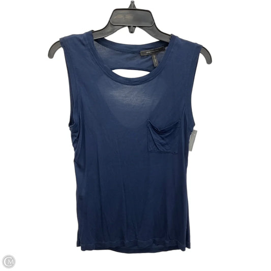 Top Sleeveless By Bcbgmaxazria In Navy, Size: S