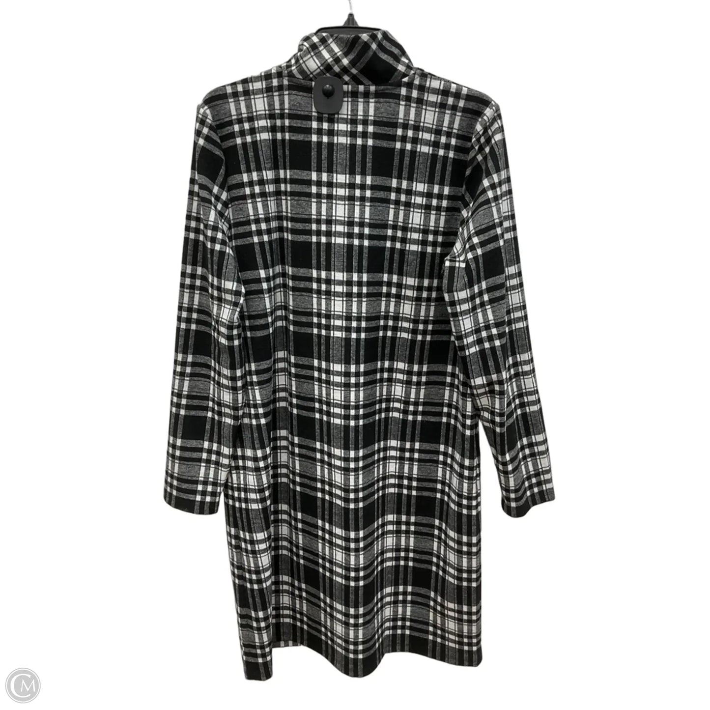 Dress Casual Midi By Talbots In Plaid Pattern, Size: L