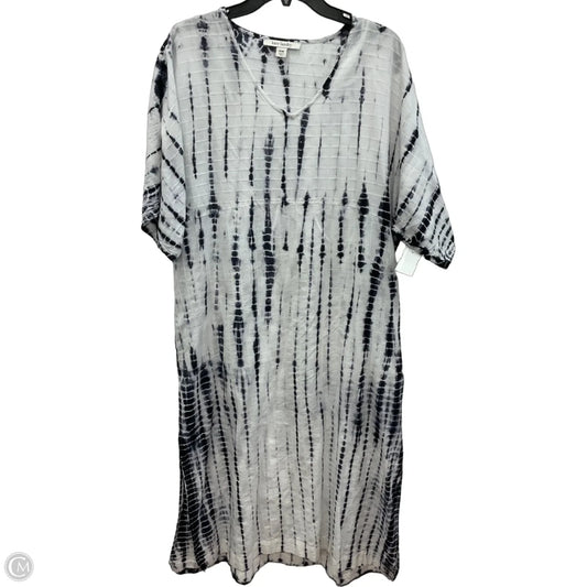 Dress Casual Maxi By Kate Landry In Blue & Cream, Size: S