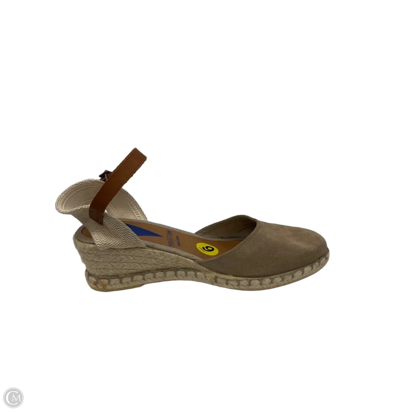 Shoes Heels Wedge By Clothes Mentor In Brown, Size: 9