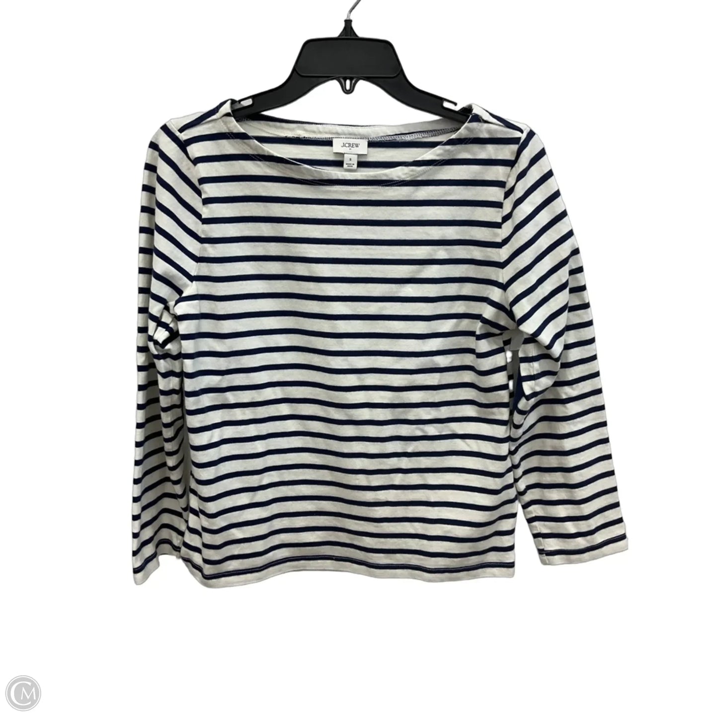 Top Long Sleeve By J. Crew In Striped Pattern, Size: S
