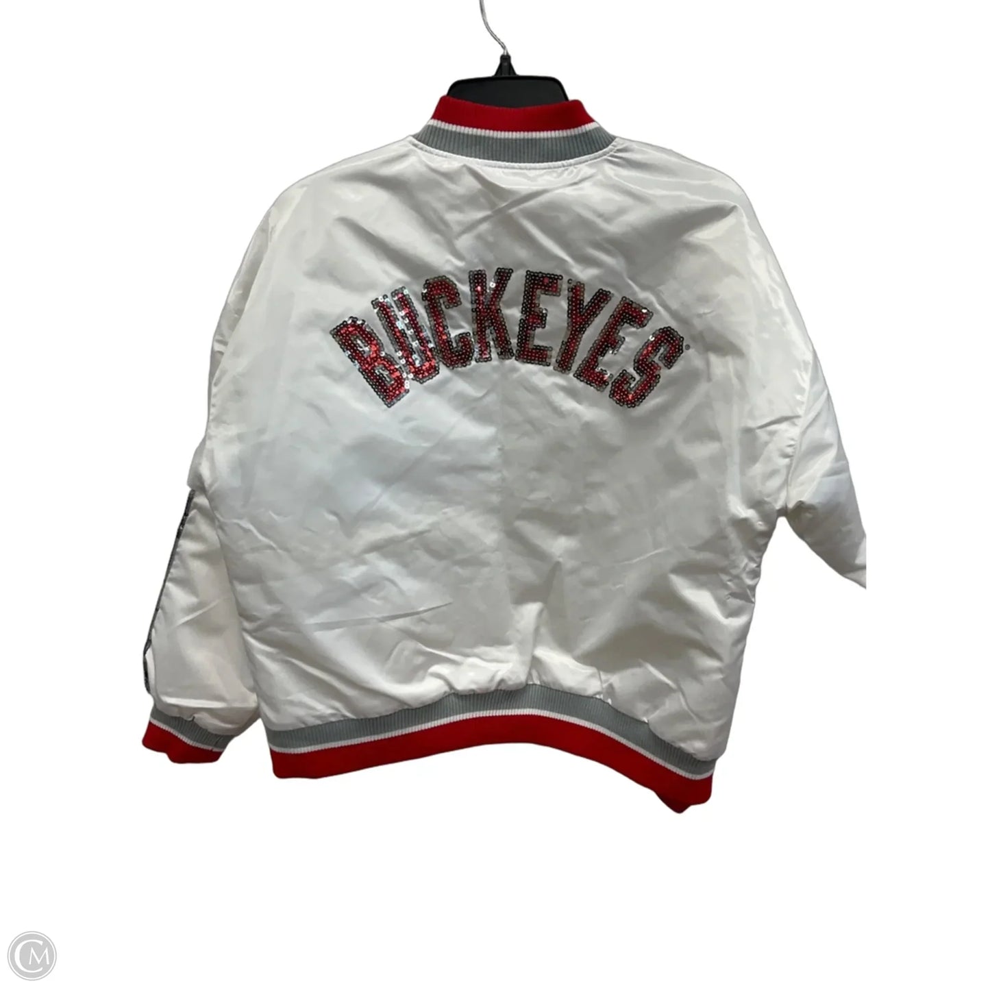 Athletic Jacket By Cmc In White, Size: M