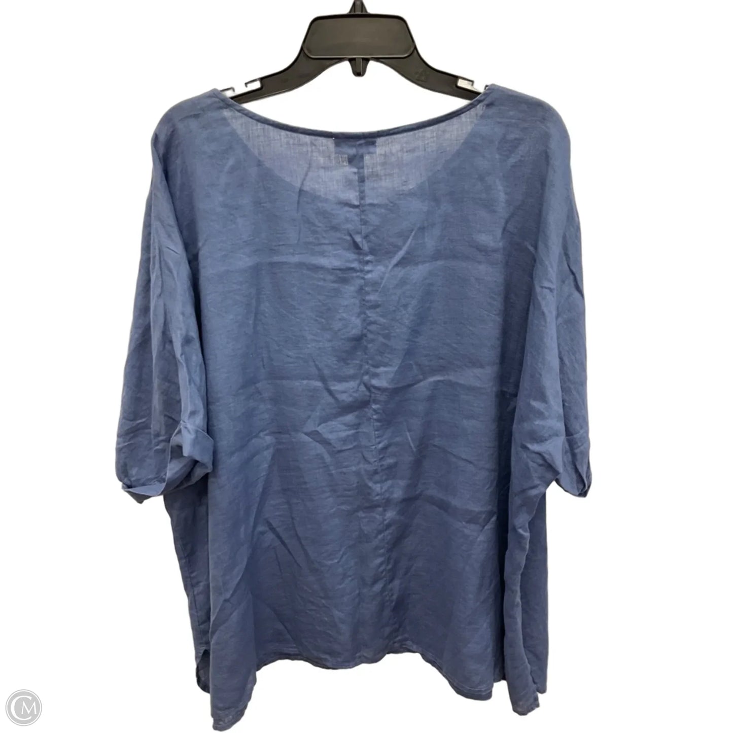 Top Short Sleeve By Pure Jill In Blue, Size: Xl