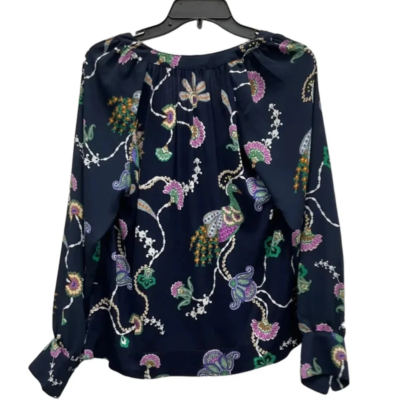Top Long Sleeve By Loft In Navy, Size: S
