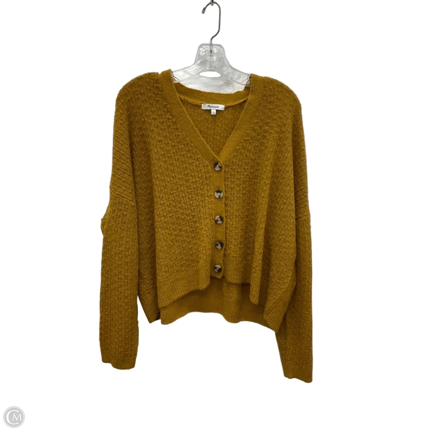 Cardigan By Madewell In Yellow, Size: L