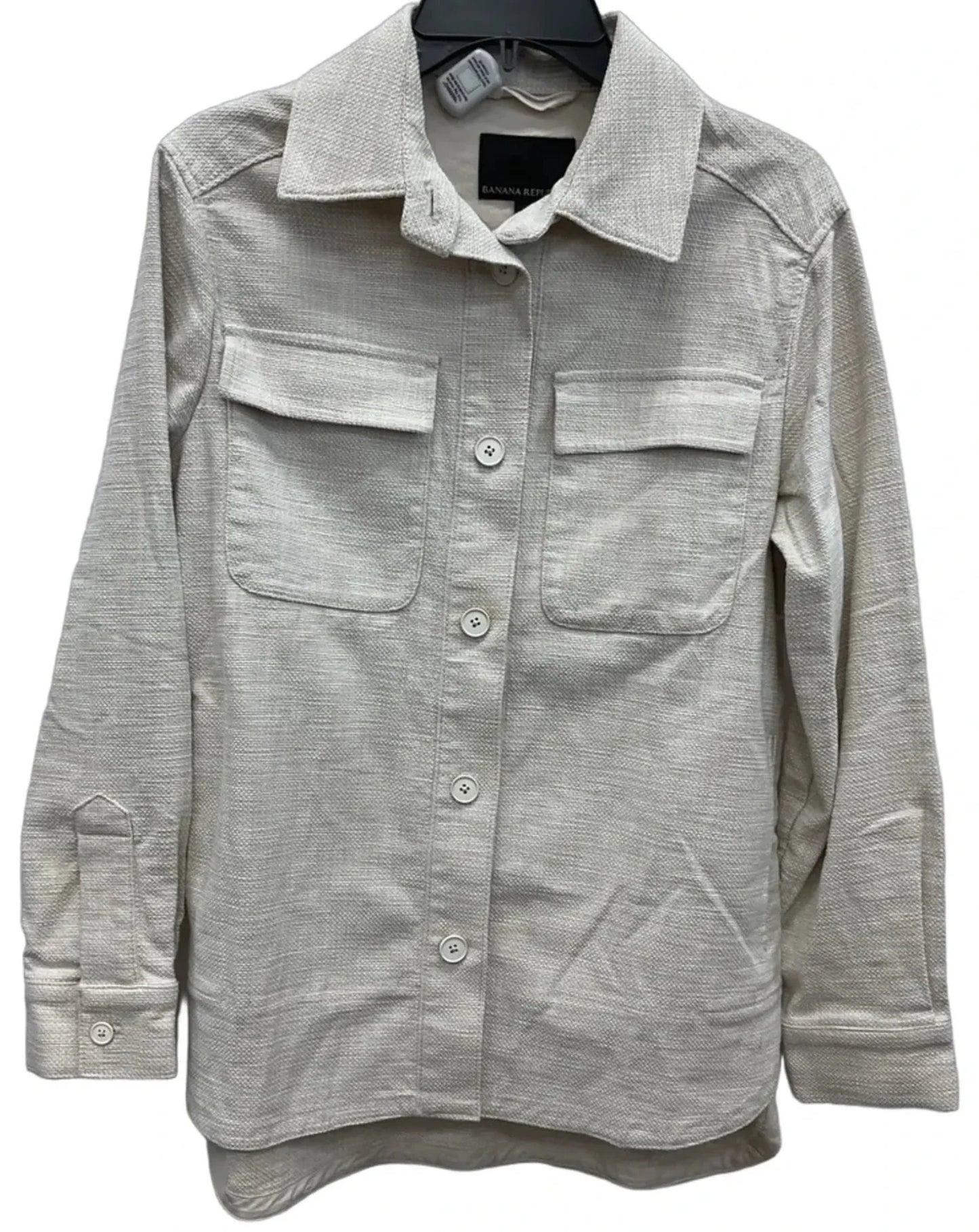 Jacket Other By Banana Republic In Cream, Size: S