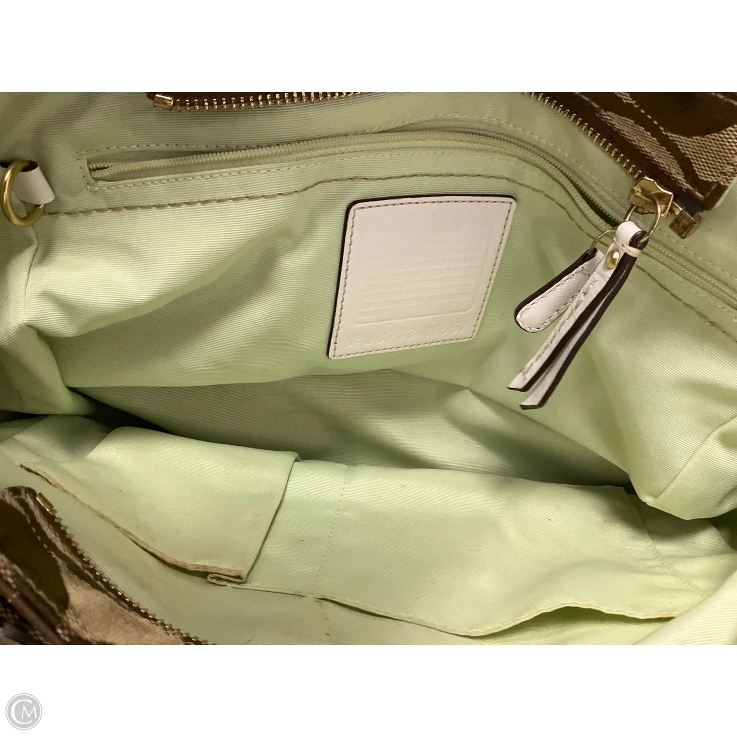 Handbag Designer By Coach, Size: Medium