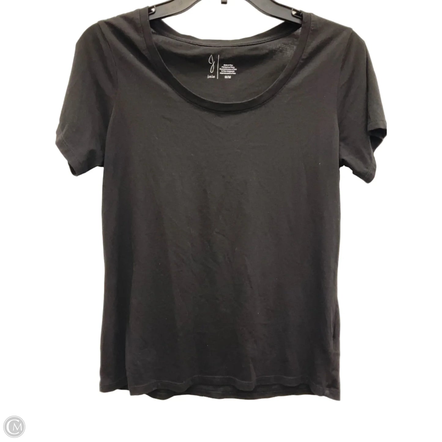 Top Short Sleeve Basic By Joie In Black, Size: M