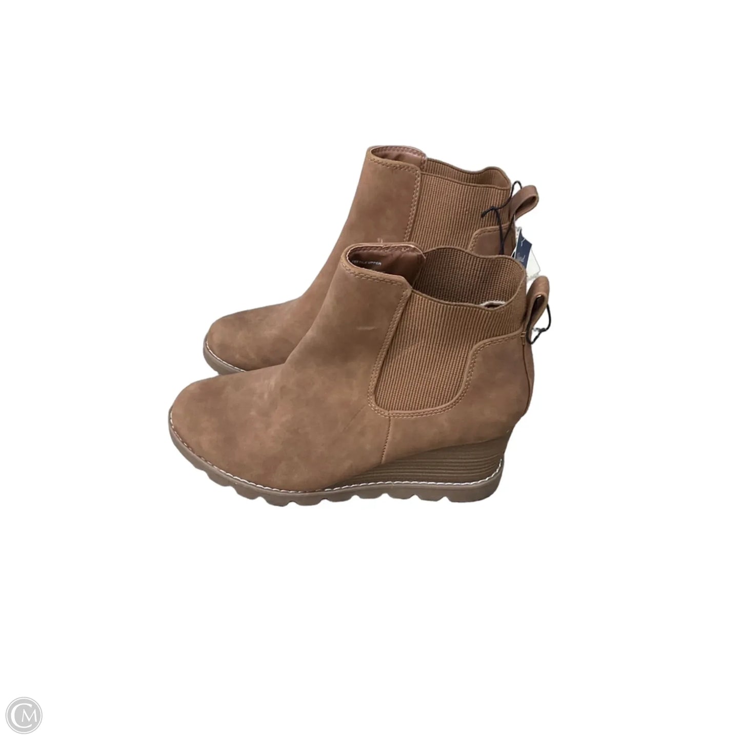 Boots Ankle Heels By Universal Thread In Brown, Size: 9