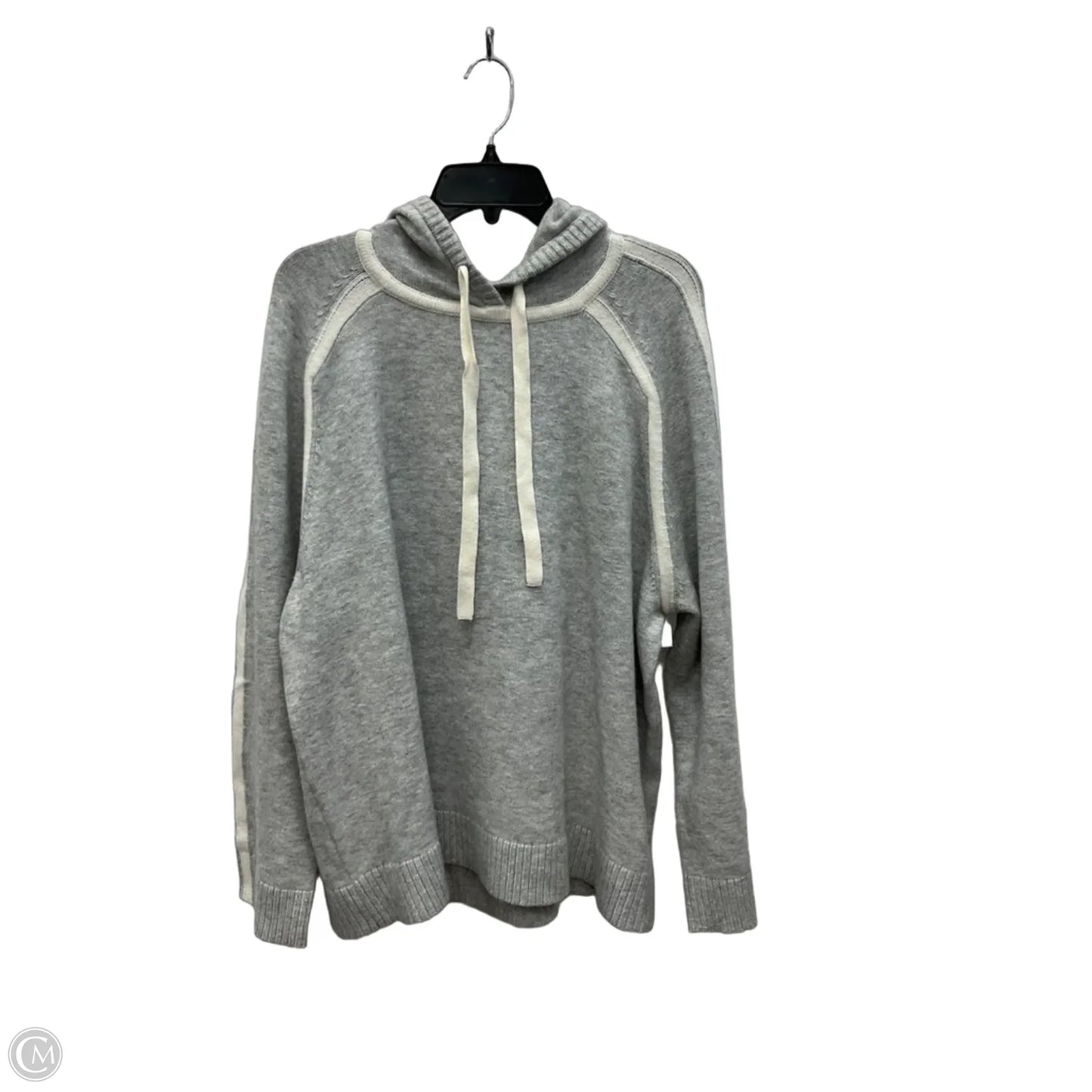 Top Long Sleeve By Lou And Grey In Grey, Size: Xxl