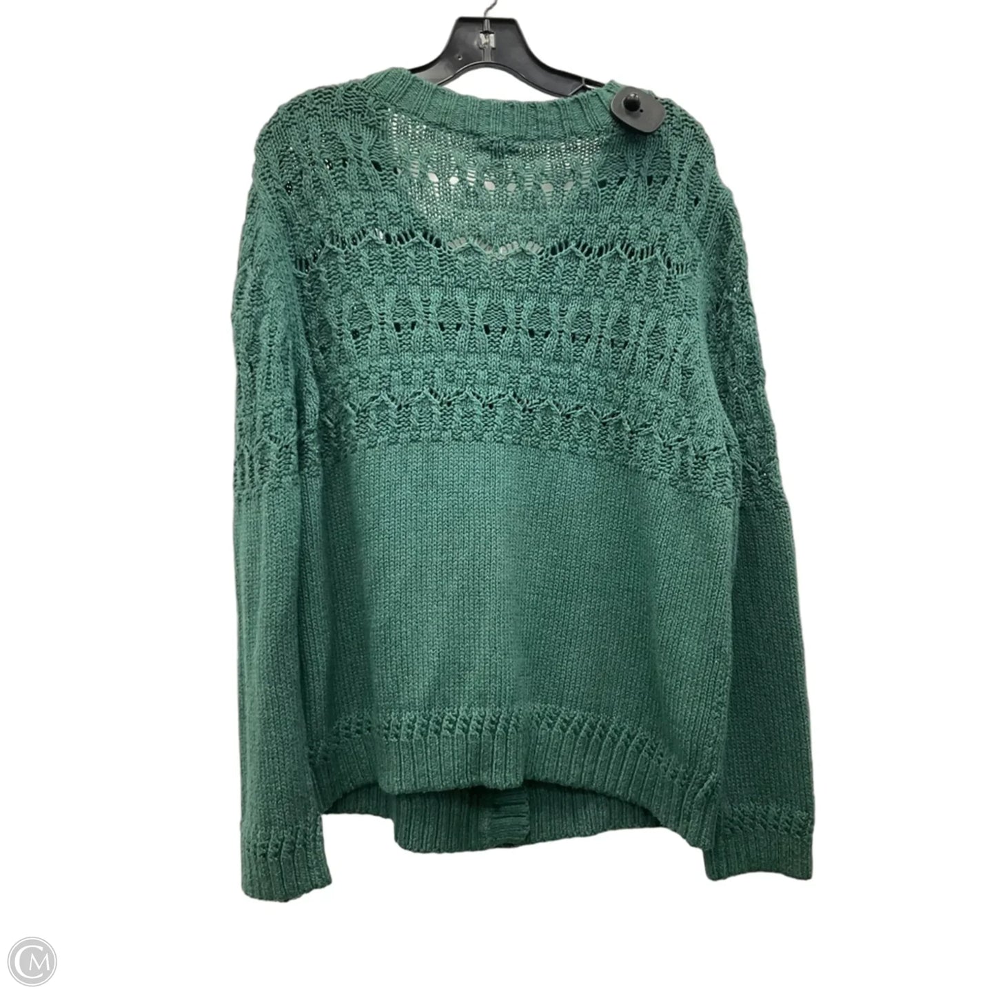 Cardigan By Talbots In Green, Size: 2x
