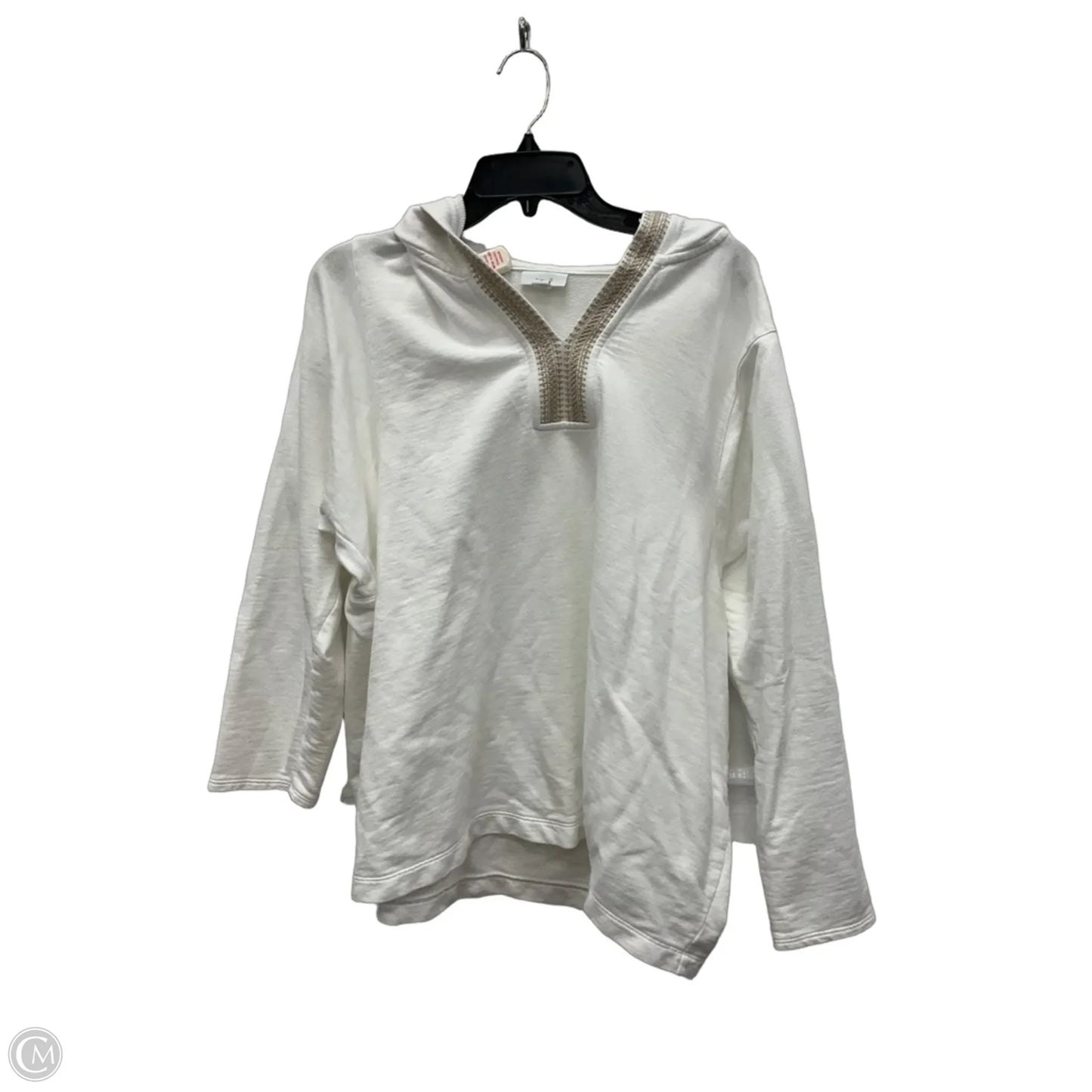 Top Long Sleeve By Pure Jill In White, Size: Xl