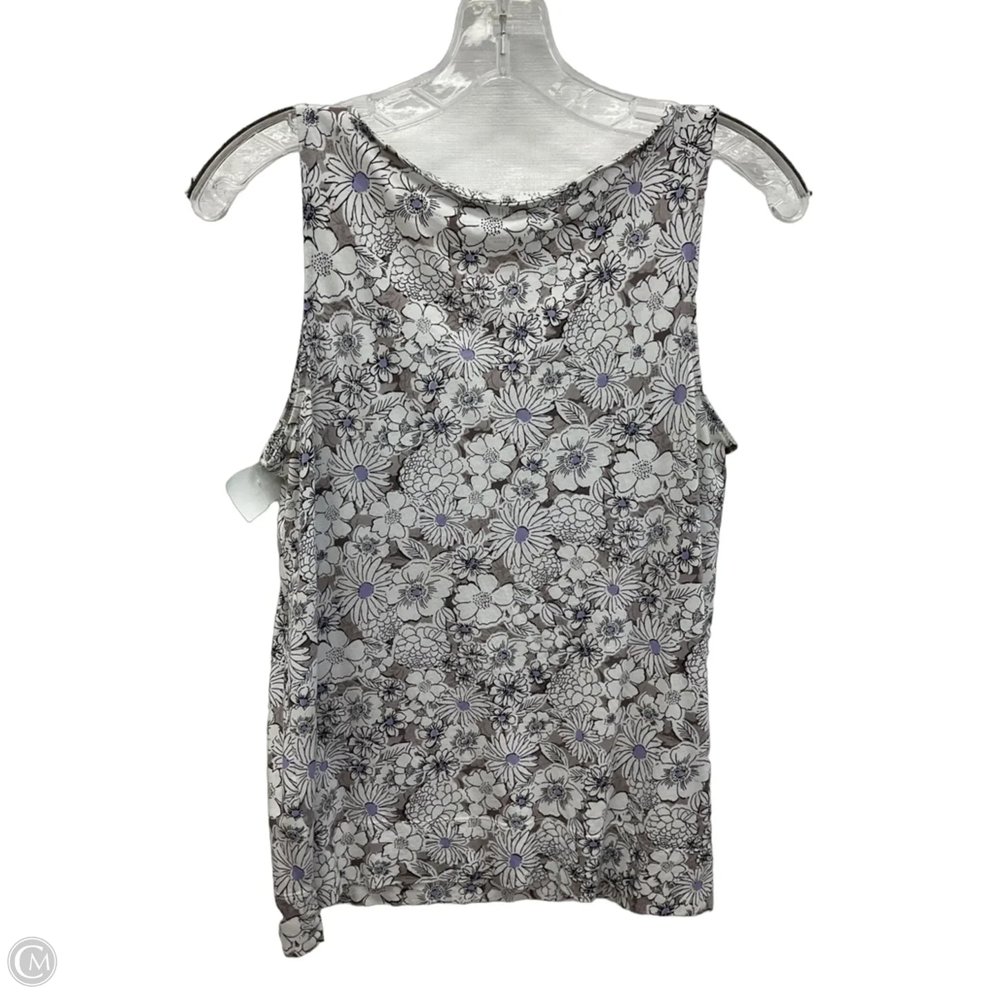 Top Sleeveless By J. Jill In Floral Print, Size: S