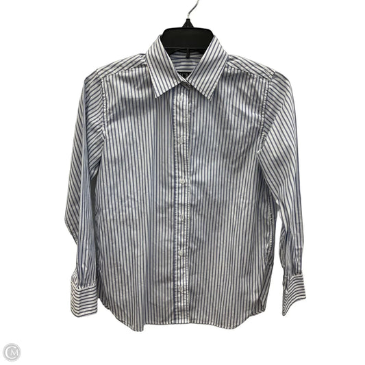 Blouse 3/4 Sleeve By J. Crew In Striped Pattern, Size: 0p