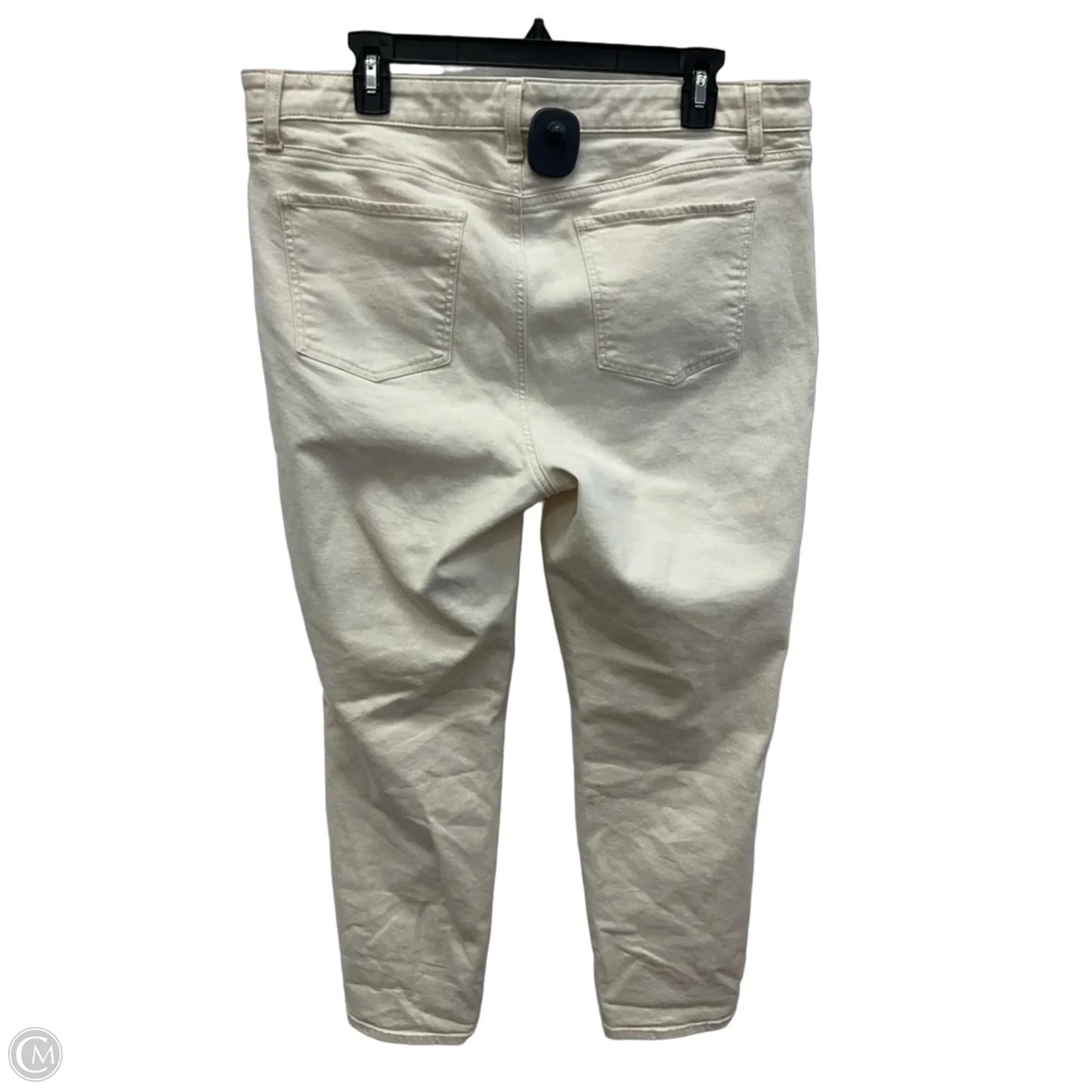 Jeans Skinny By Talbots In Cream, Size: 16
