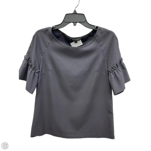Top Short Sleeve By Banana Republic In Grey, Size: S