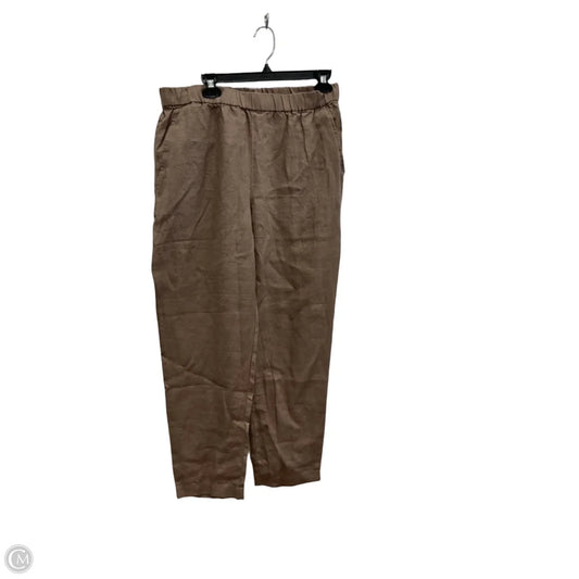 Pants Linen By Eileen Fisher In Brown, Size: M
