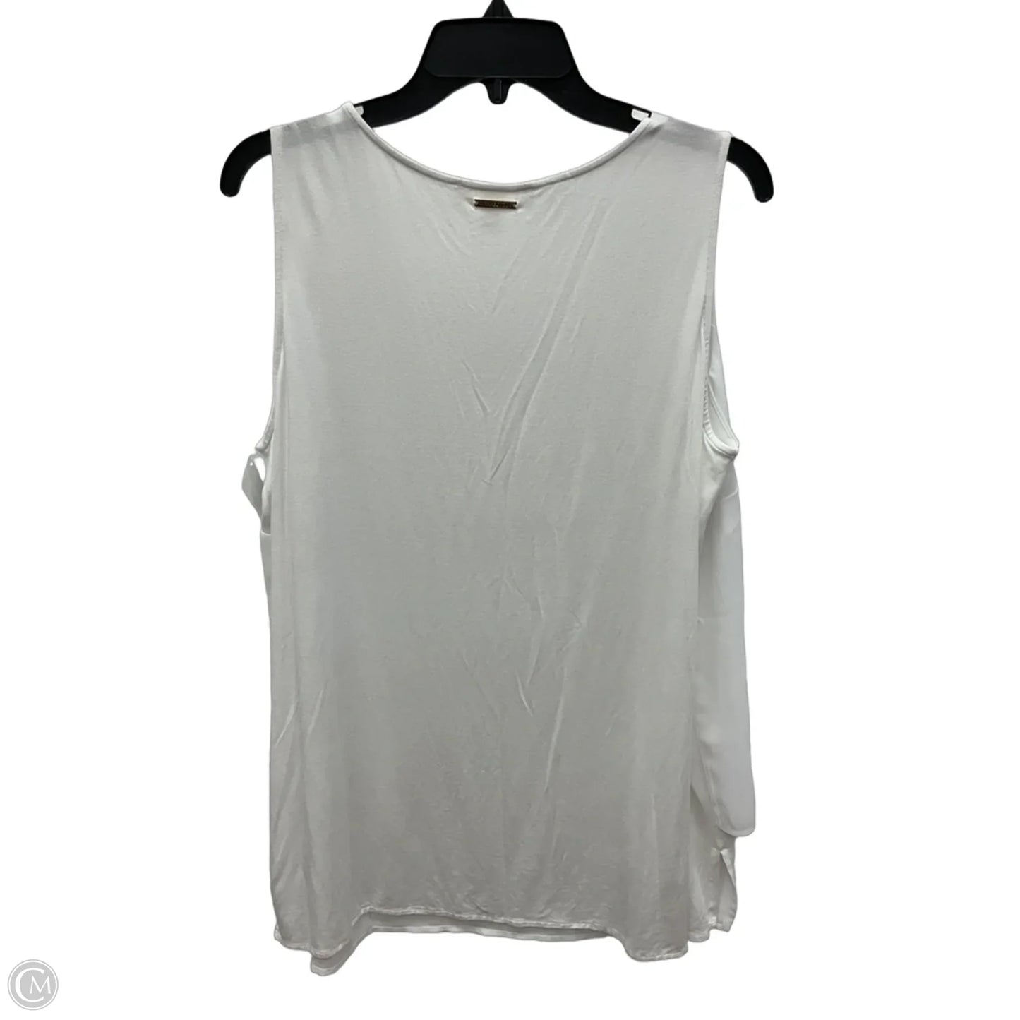 Top Sleeveless By Michael By Michael Kors In White, Size: 1x